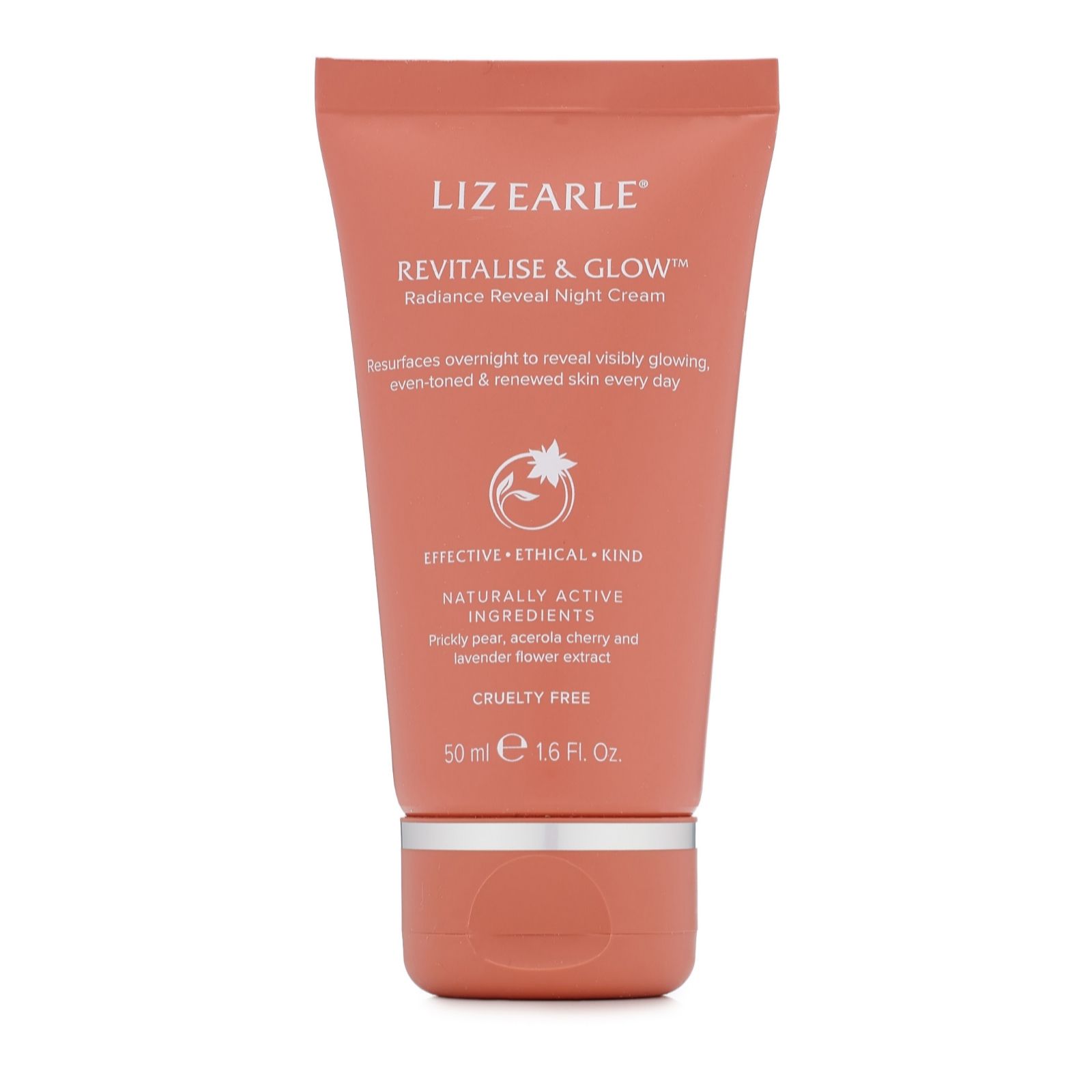 Liz Earle Revitalise & Glow Radiance Reveal Night Cream 50ml Tube