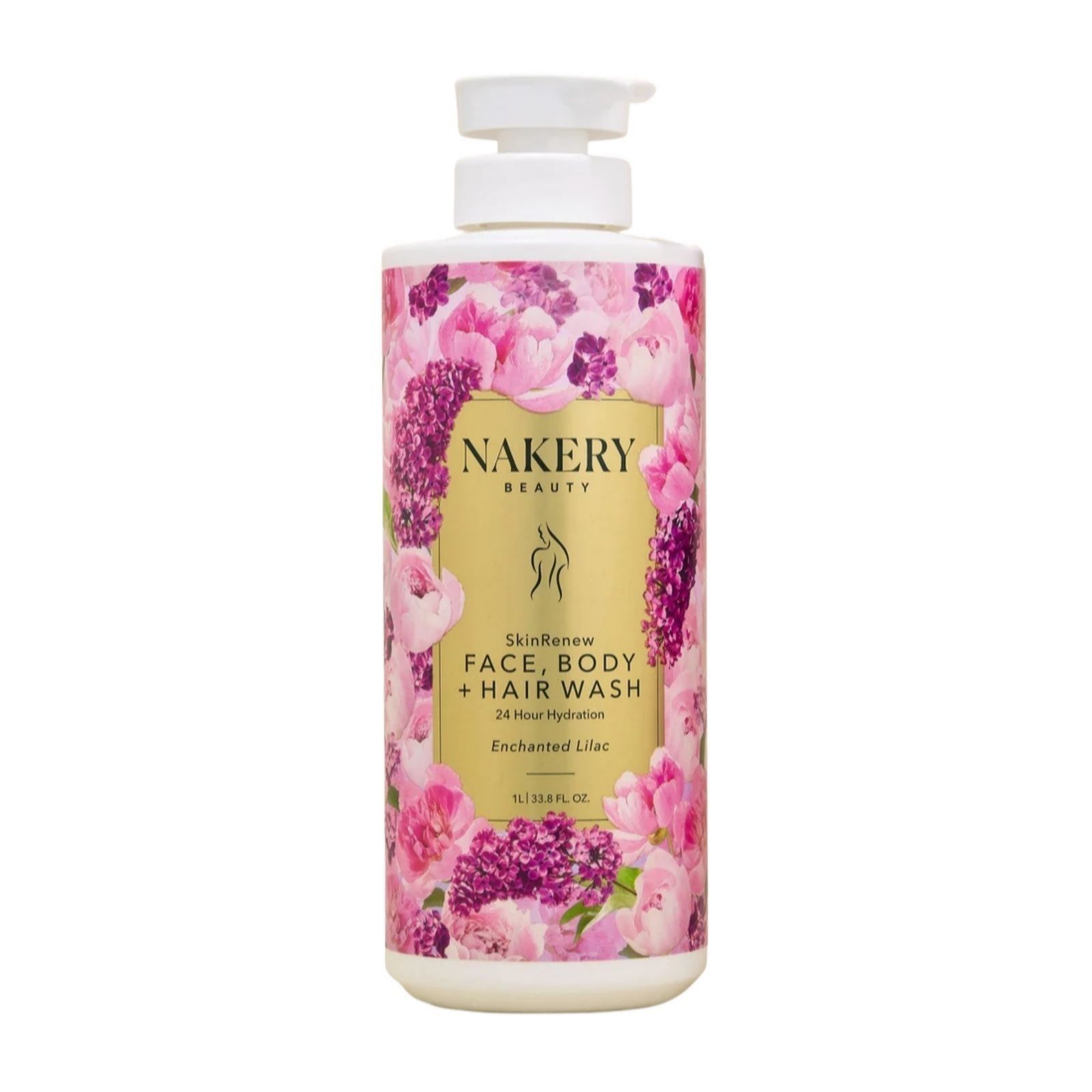 Nakery Beauty SkinRenew Face, Body & Hair Wash 1 Litre in Cabana Sunset