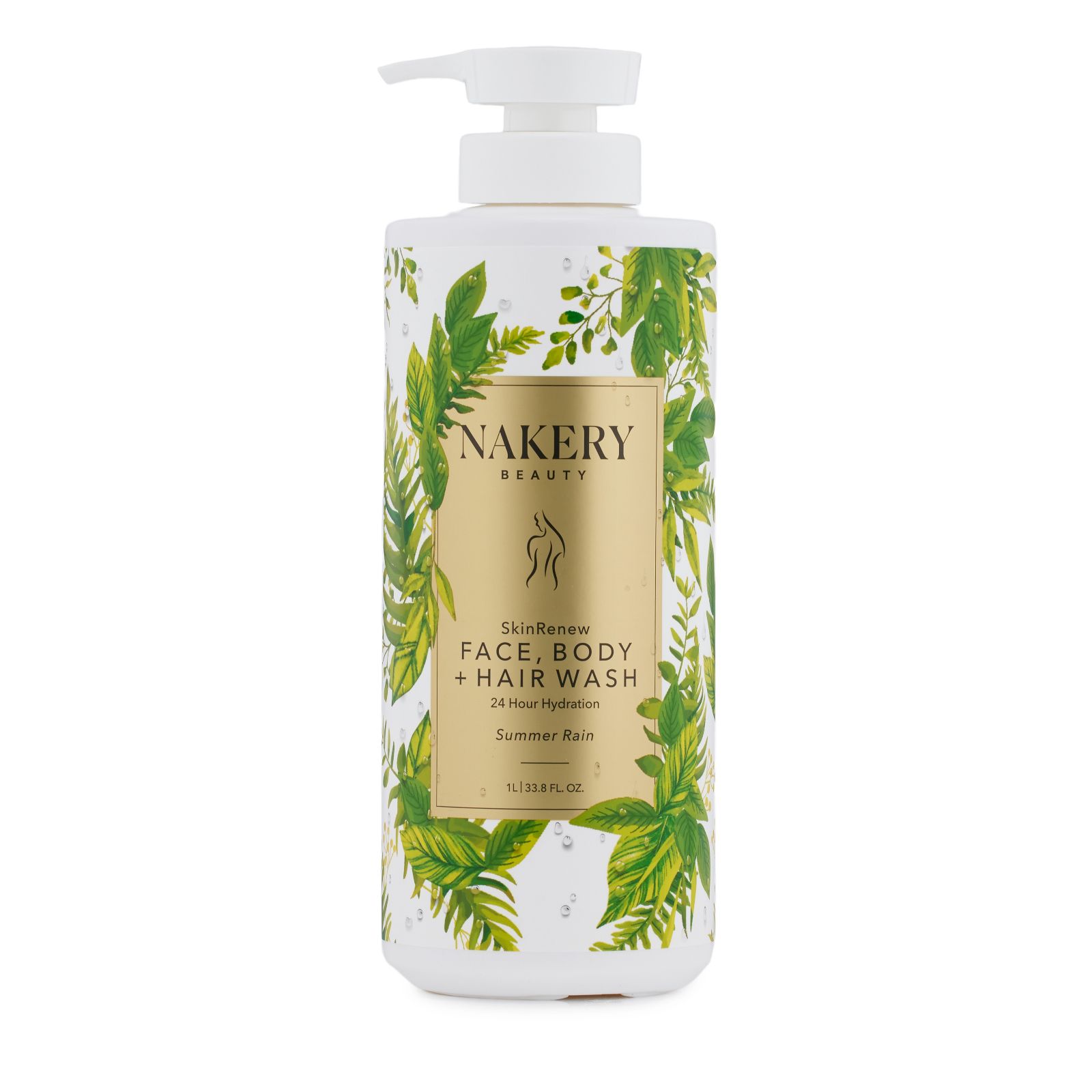 Nakery Beauty SkinRenew Face Body & Hair Wash 1 Litre