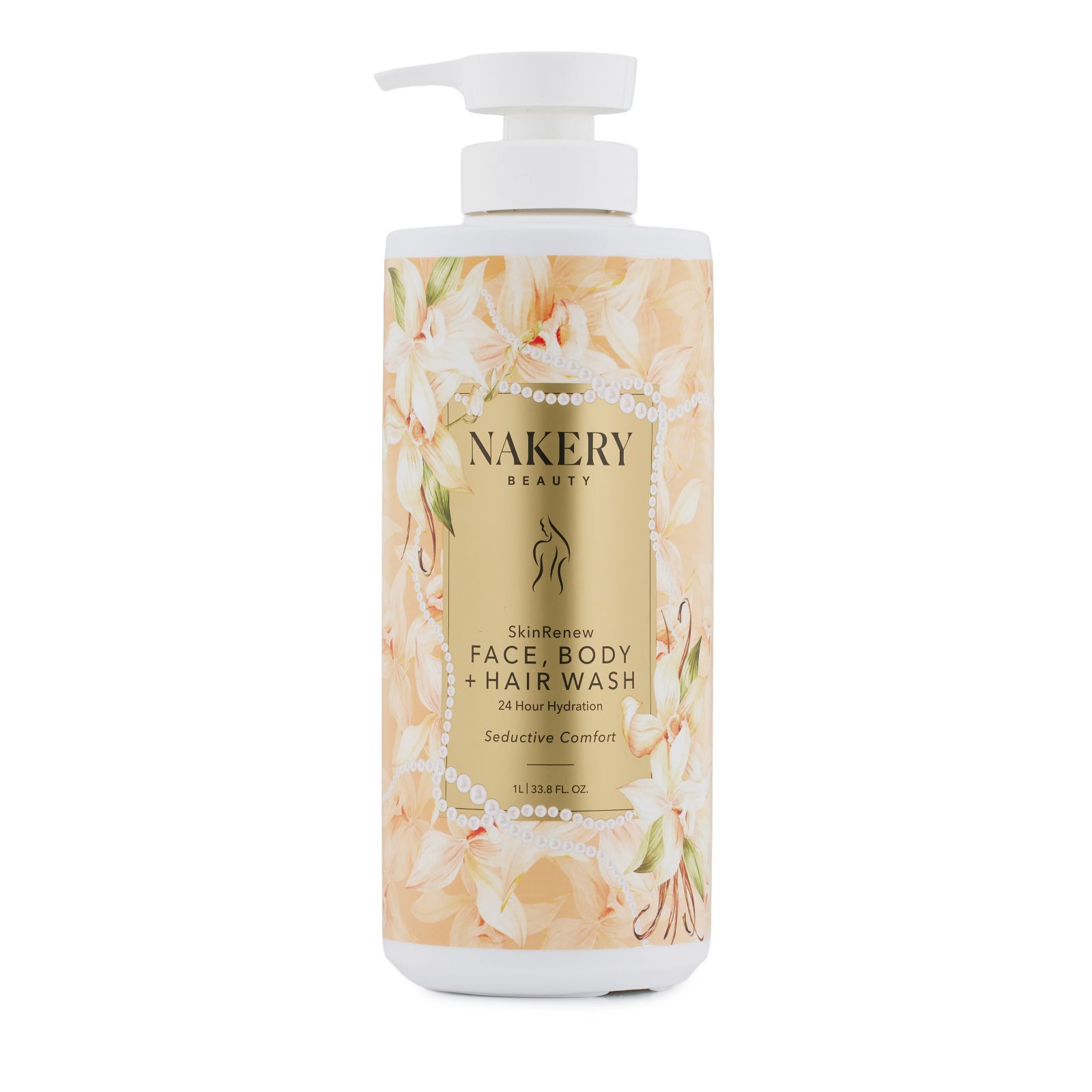 Nakery Beauty SkinRenew Face Body & Hair Wash 1 Litre