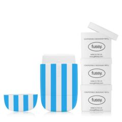 Fussy Deodorant Case and 3 Piece 40g Refill Collection