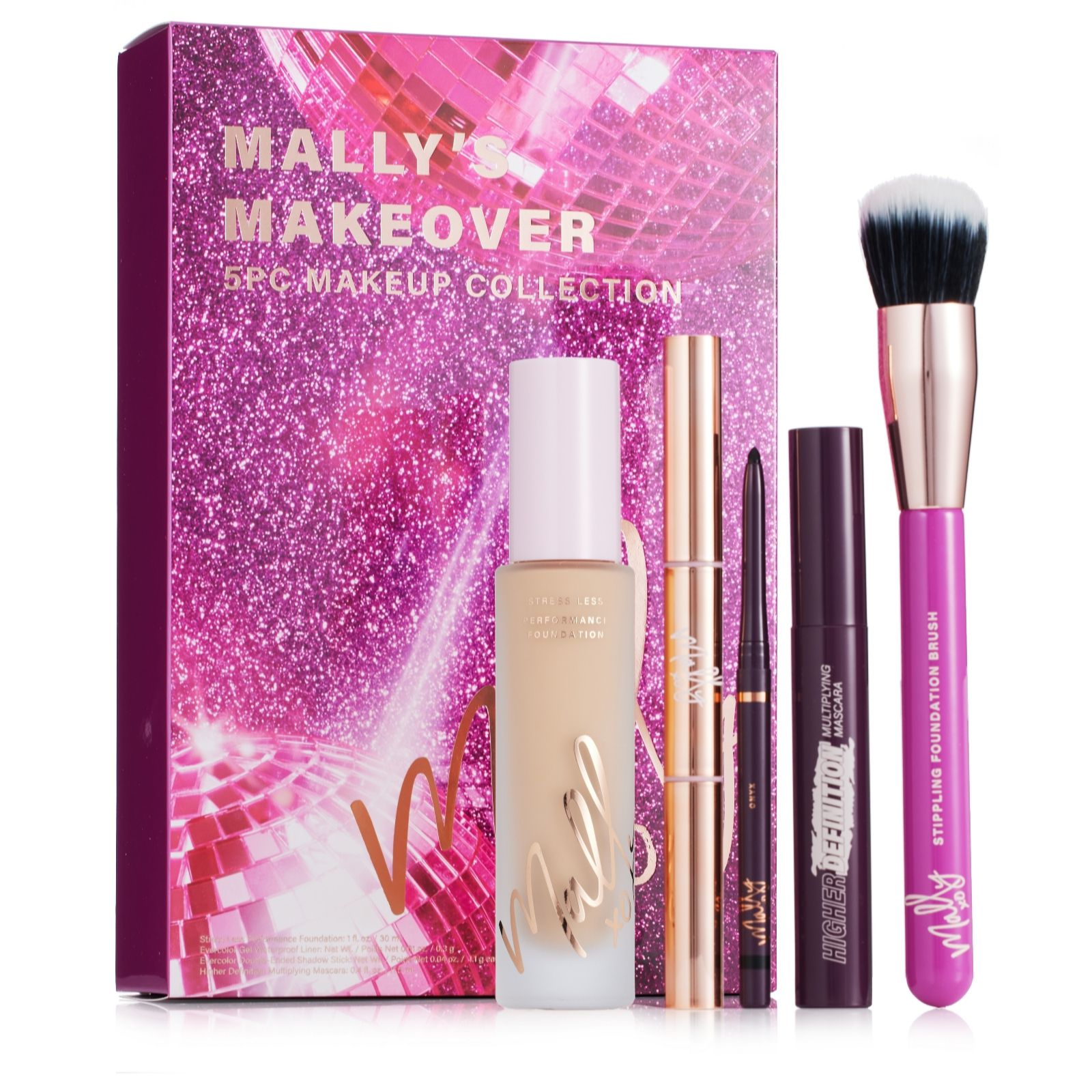 Mally 5 Piece Stressless Make-up Collection - QVC UK