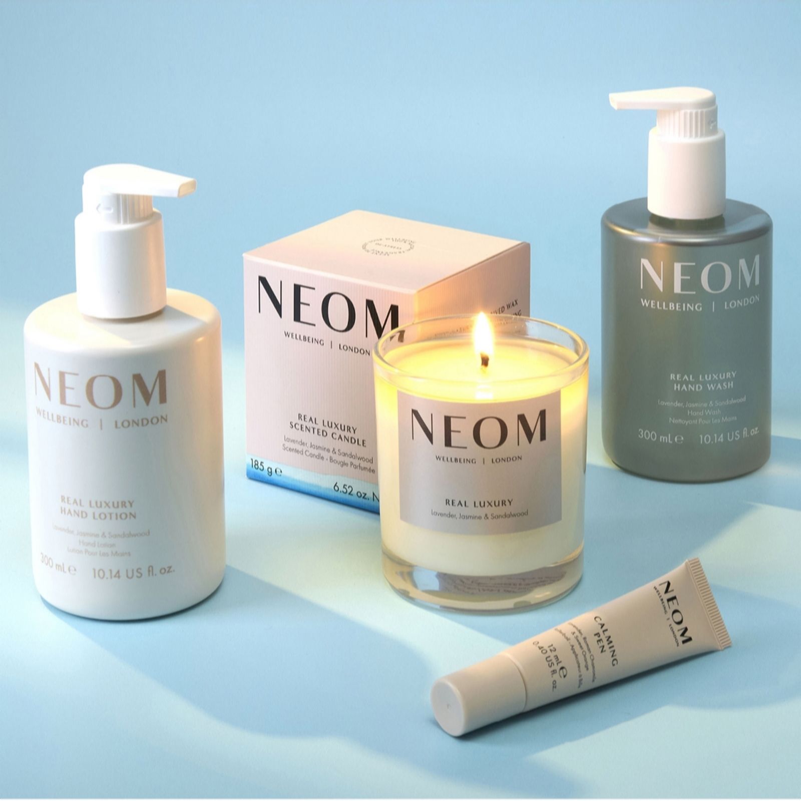 NEOM Wellbeing 4 Piece Comforting Ritual Collection