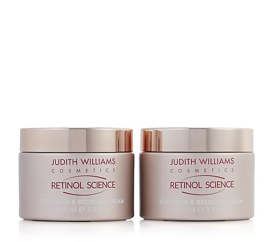 Judith Williams Retinol Science Neck & Decolette Cream 100ml Duo
