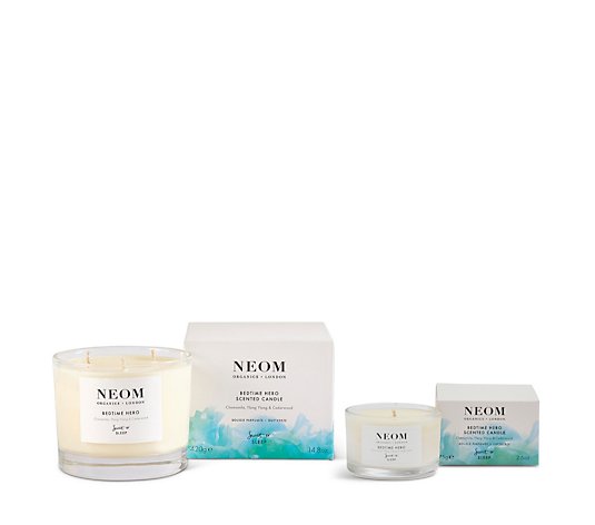 Neom Three Wick Candle & Travel Candle