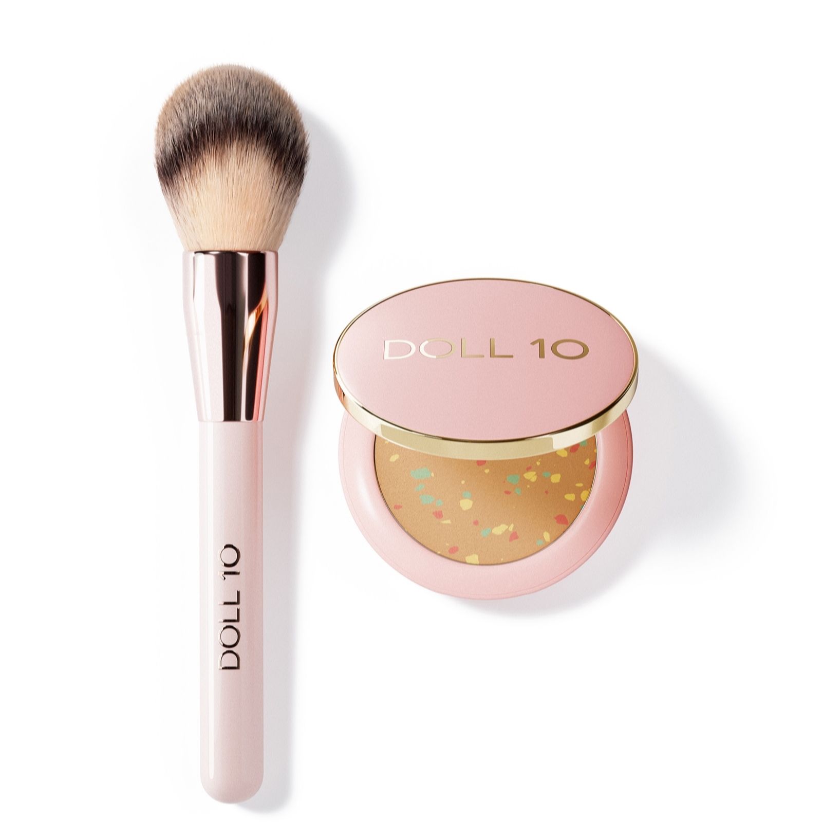Doll 10 Dollskin Blur & Smooth CC Powder with Brush