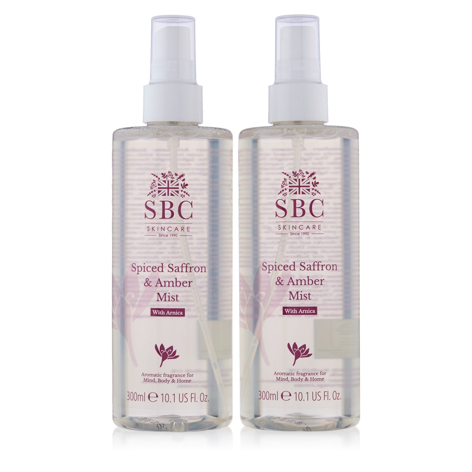 SBC Spiced Body & Room Spray 300ml Duo