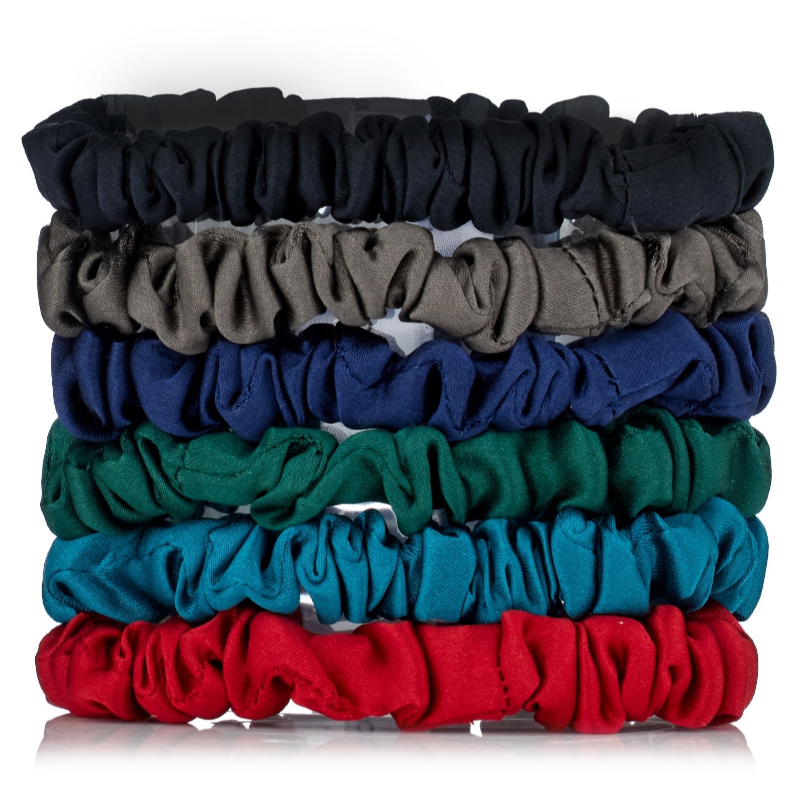 My Hair Doctor 6 Pack 100% Silk Scrunchies