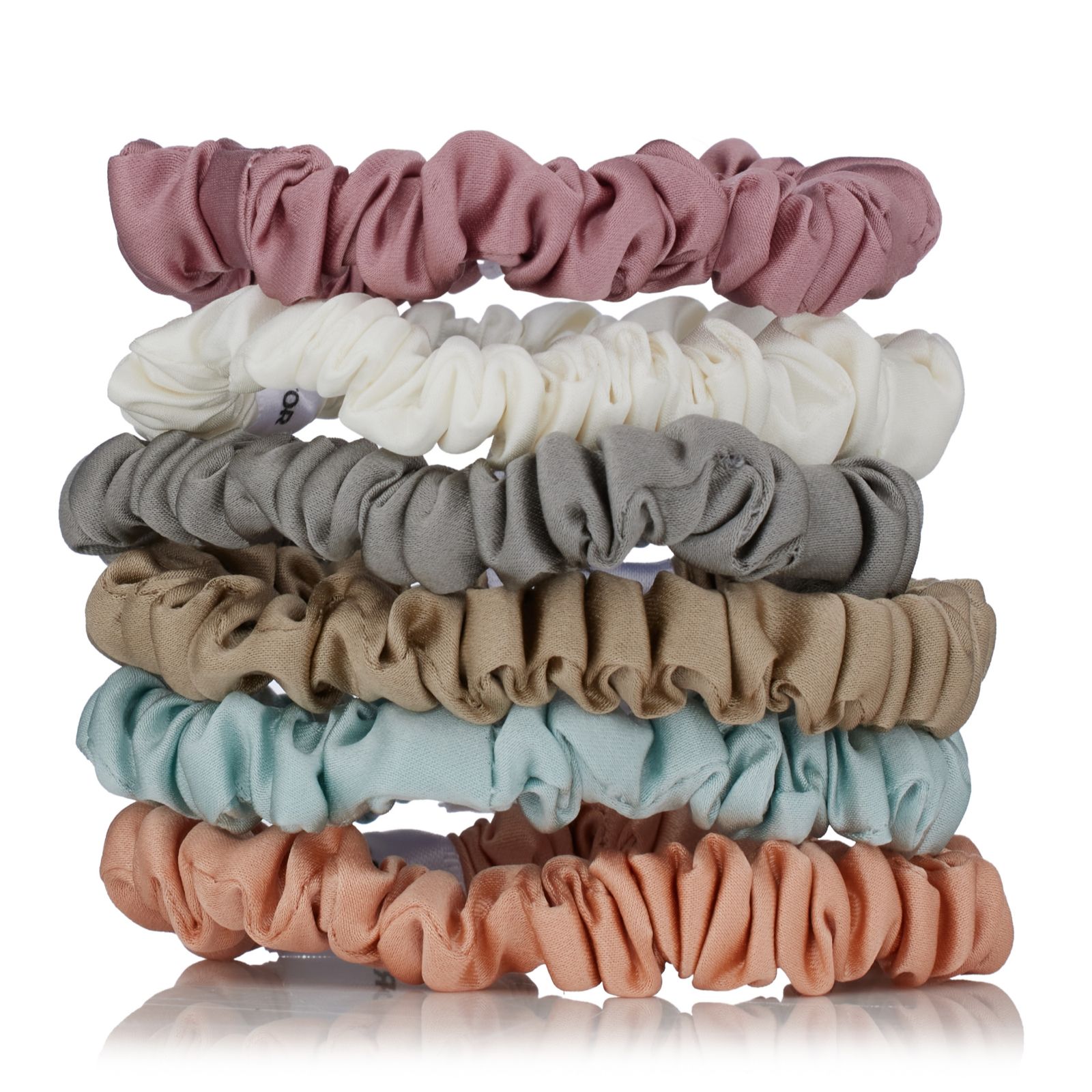 My Hair Doctor 6 Pack 100% Silk Scrunchies
