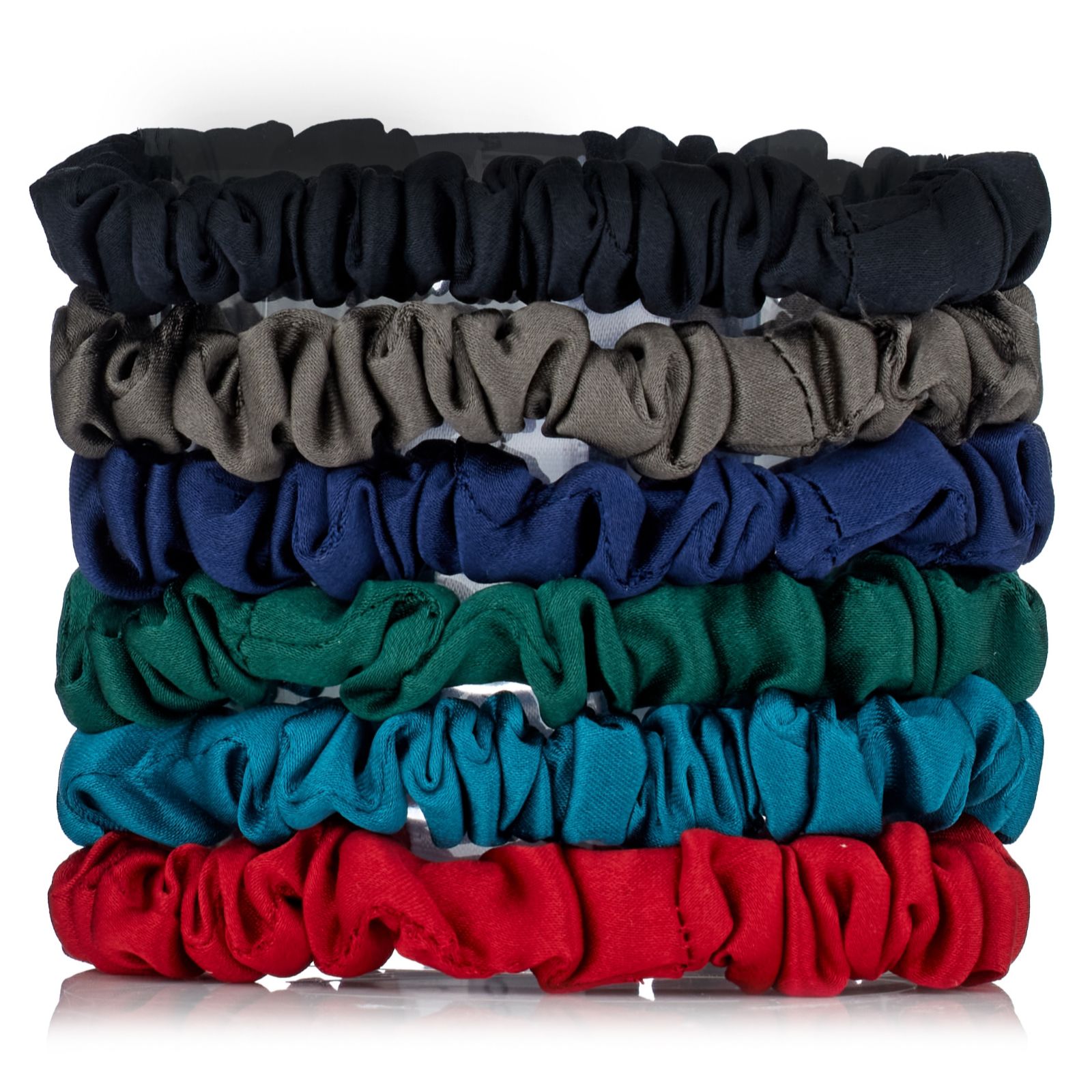 My Hair Doctor 6 Pack 100% Silk Scrunchies