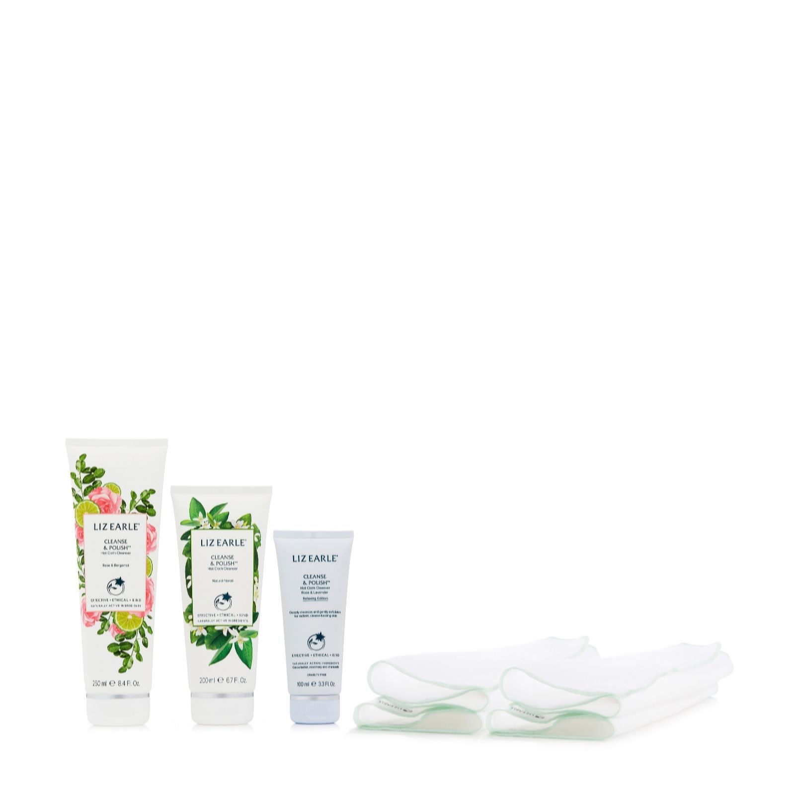 Liz Earle 3 Piece Iconic Botanical Cleanse And Polish Set Qvc Uk