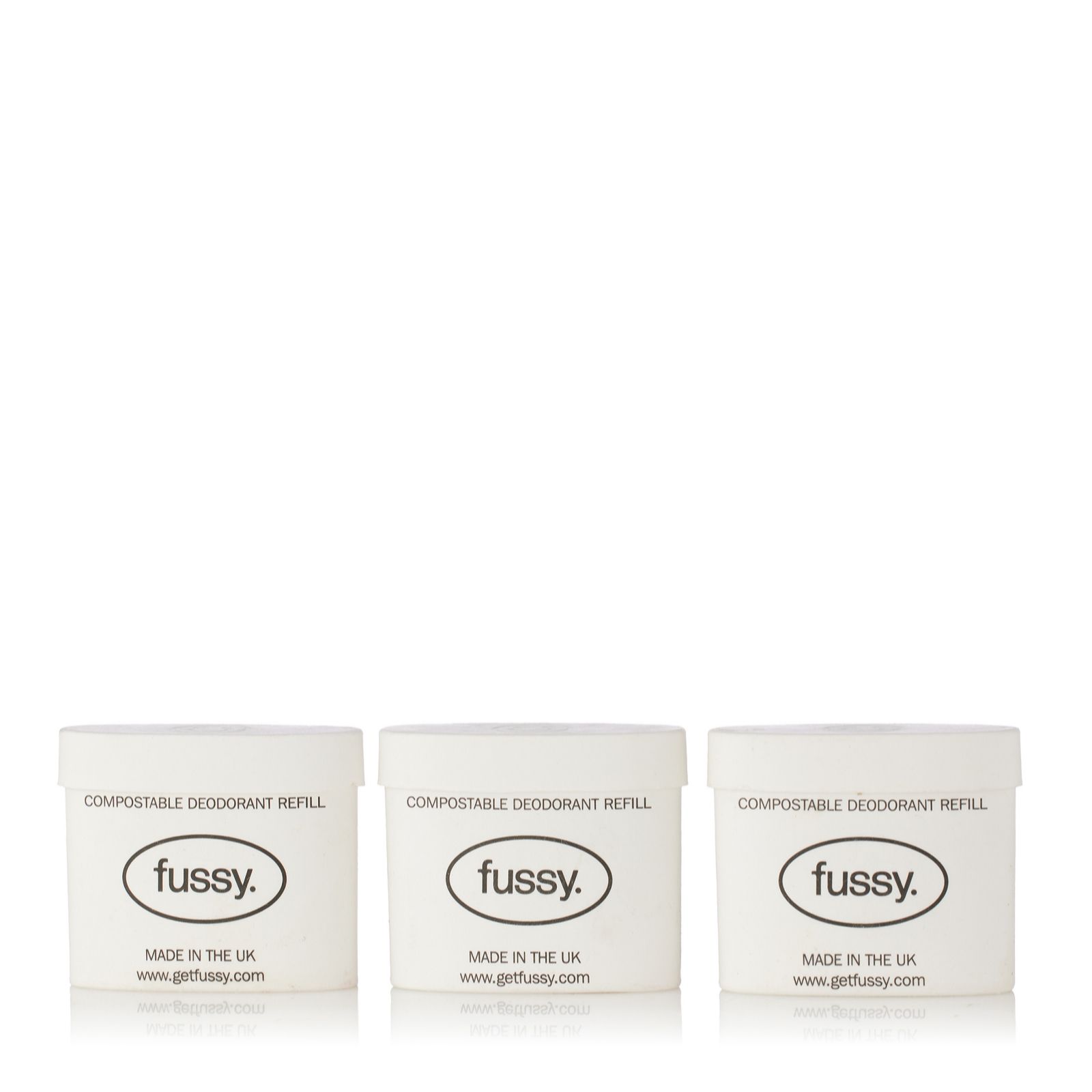 Fussy Deodorant 3 Piece 40g Refill Collection