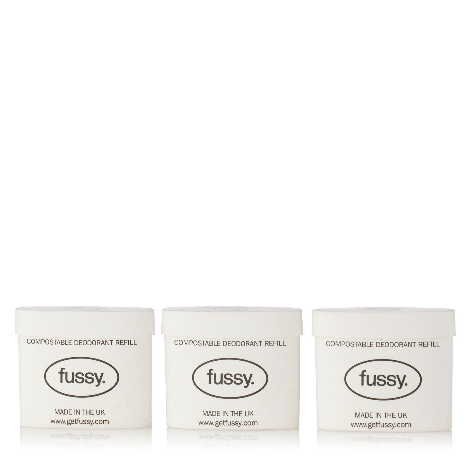 Fussy Deodorant 3 Piece 40g Refill Collection