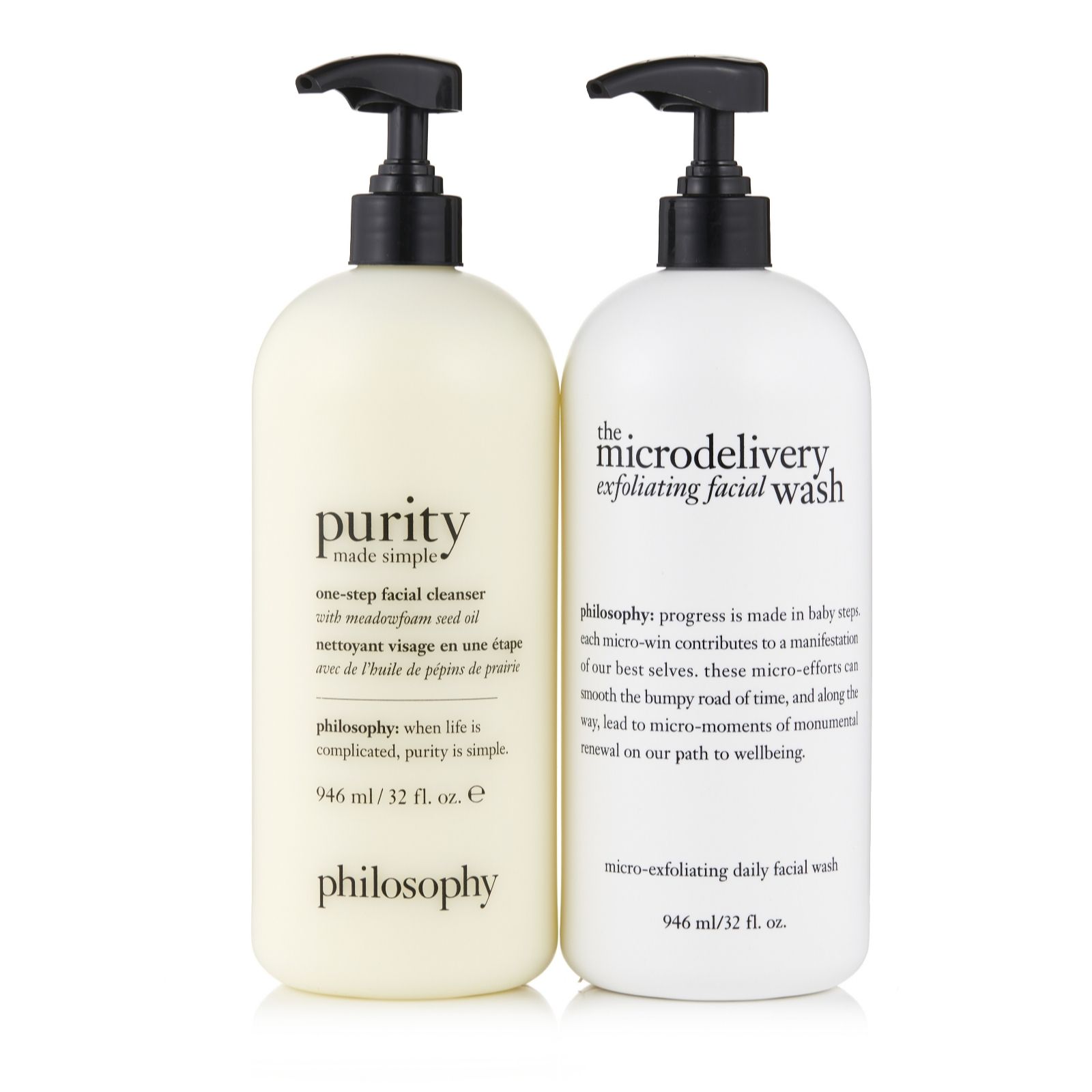 Philosophy 2 Piece Supersize Back To Basics Collection Qvc Uk