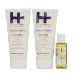My Hair Doctor Liquid Gold & Purifying Purple 3 Piece Collection