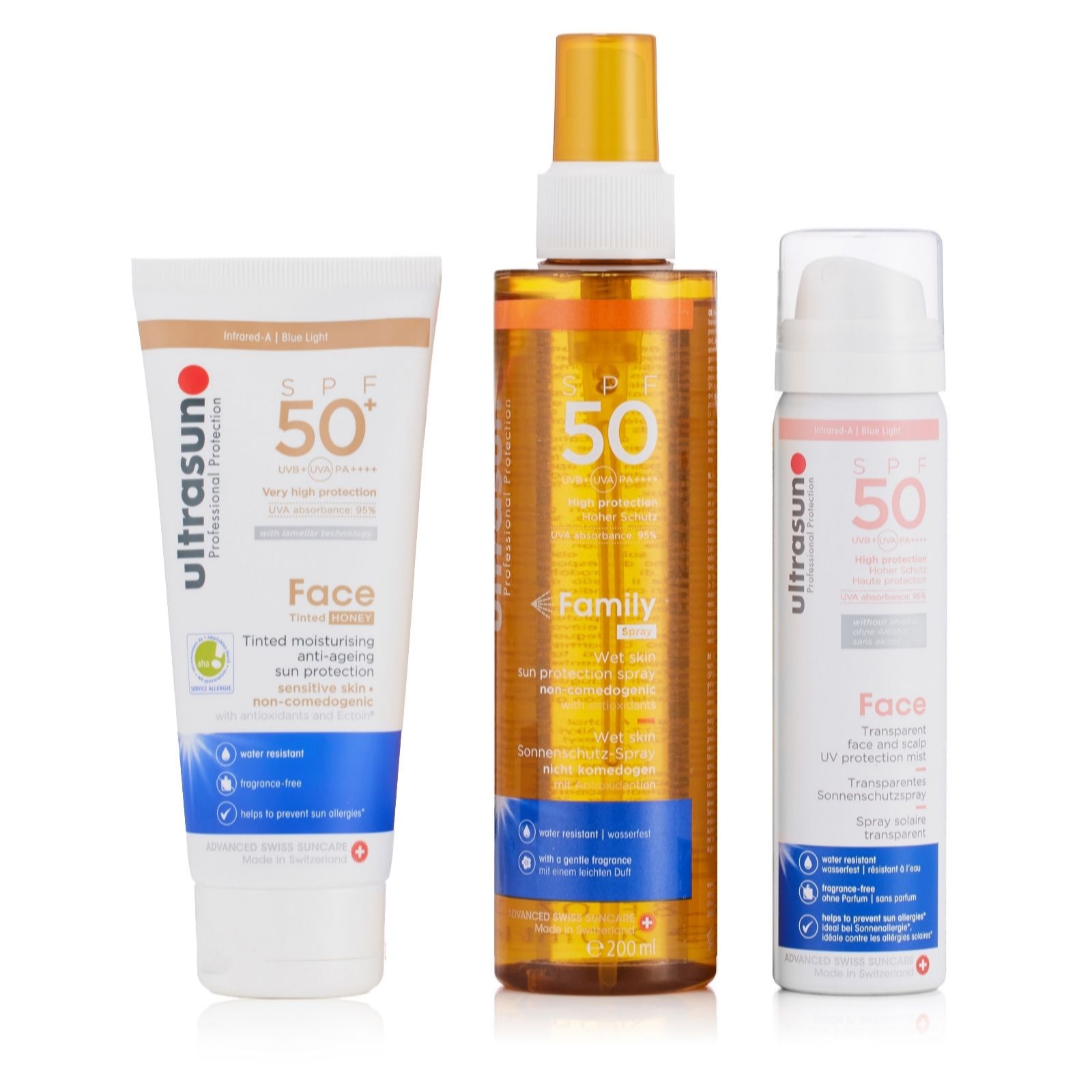 Ultrasun Holiday Essentials 3 Piece Suncare Set