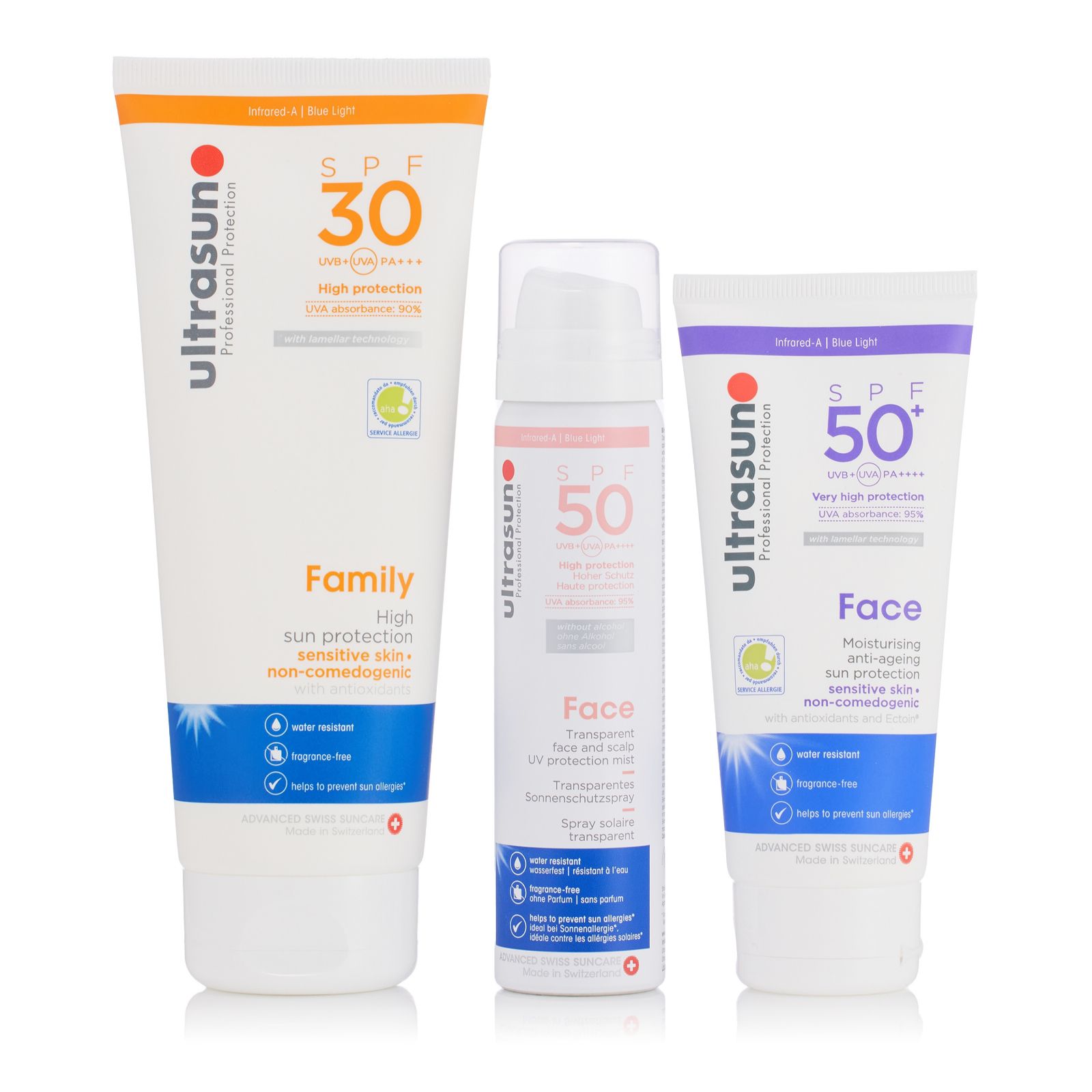 Ultrasun Holiday Essentials 3 Piece Suncare Set