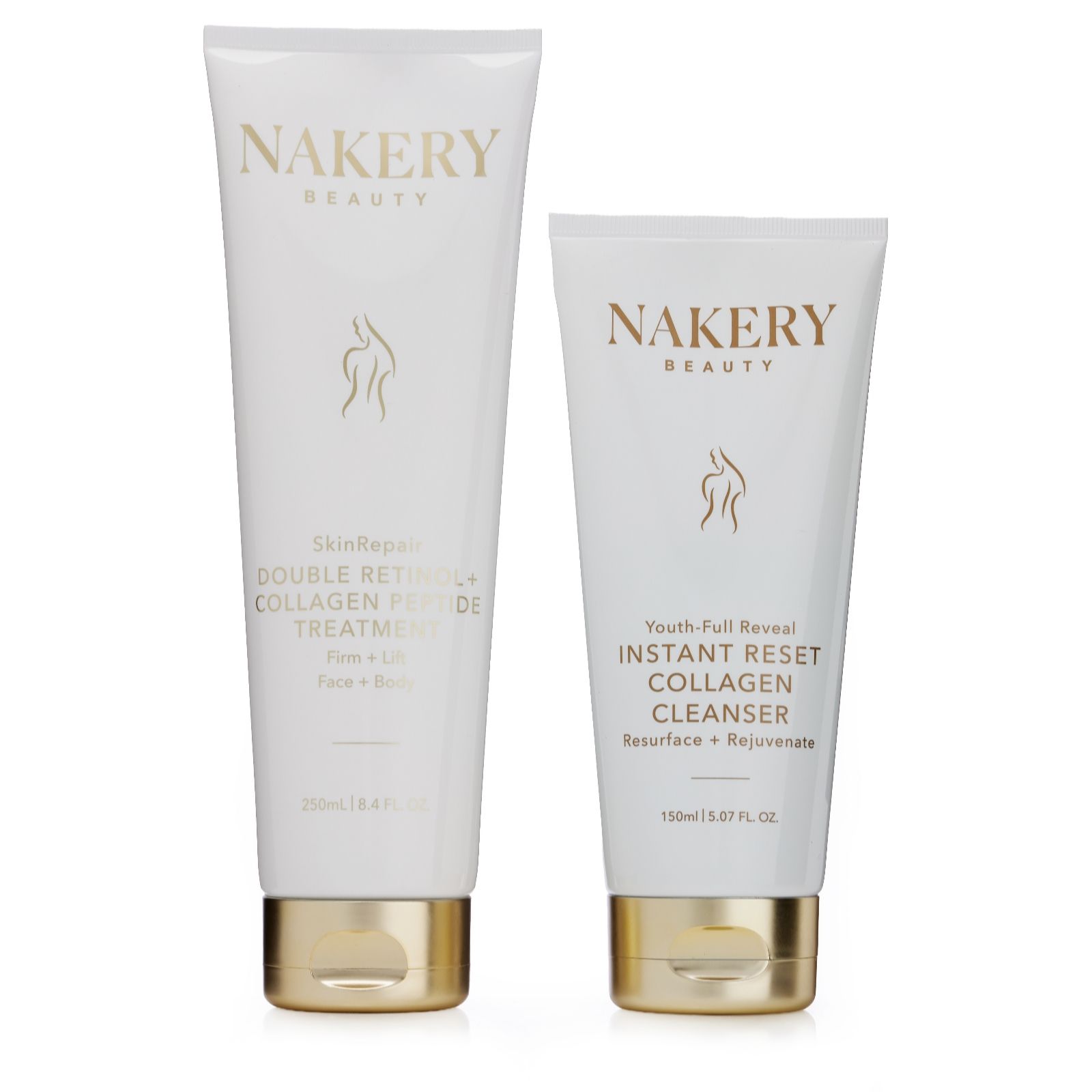 Nakery Beauty Double Retinol & Collagen Treatment & Cleanser