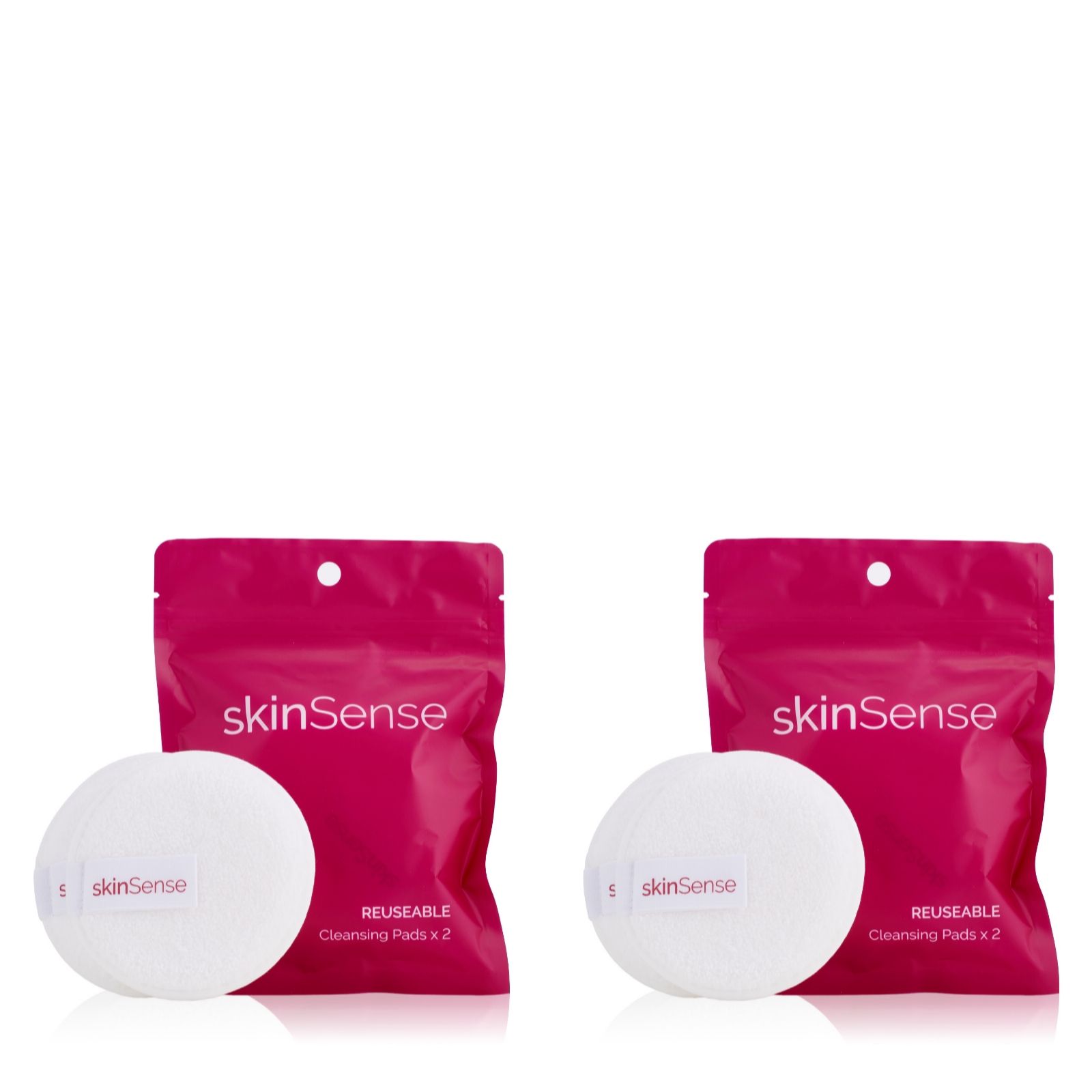 SkinSense 4 Piece Reuseable Cleansing Pads