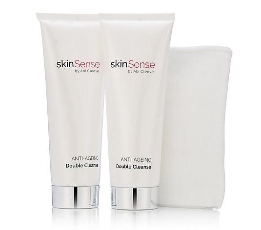Skinsense Anti-Ageing Double Cleanse Duo with Cloth