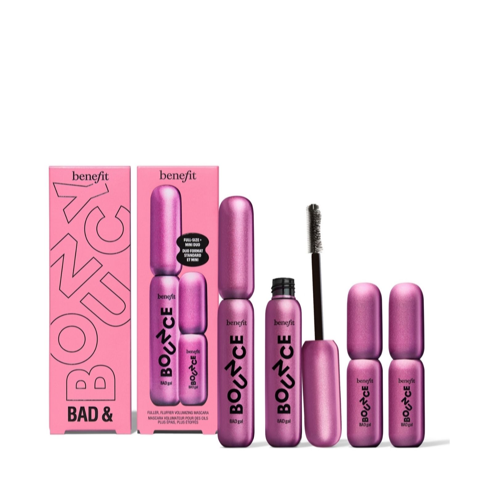 Benefit BADgal Bounce Mascara 4 Piece Home & Away Collection