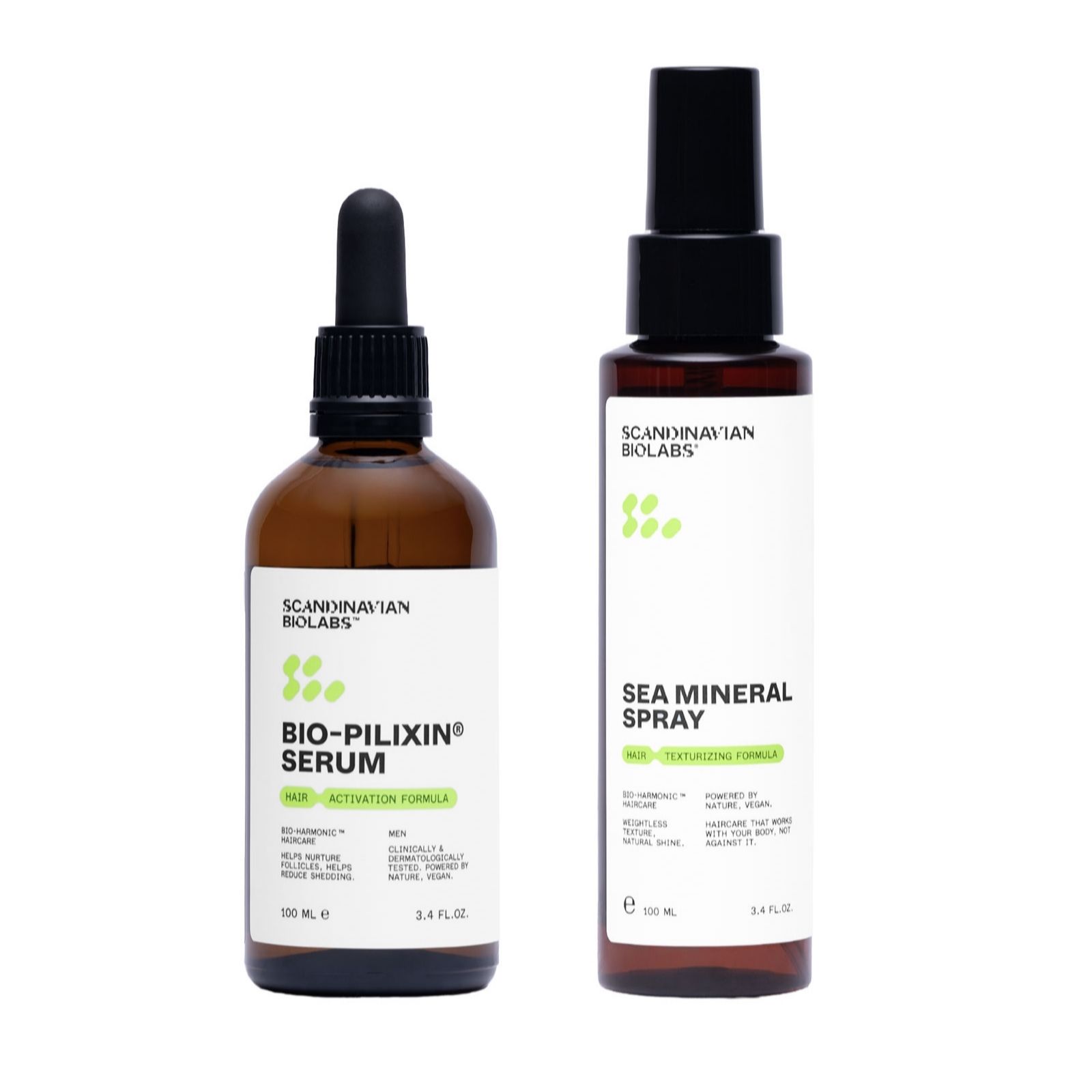 Scandinavian BioLabs Hair Serum & Sea Mineral Spray Duo