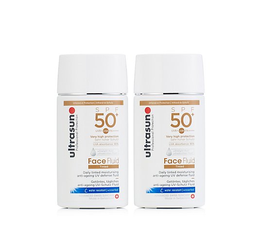Ultrasun Sun Protection Tinted Face Fluid SPF 50+ 40ml Duo