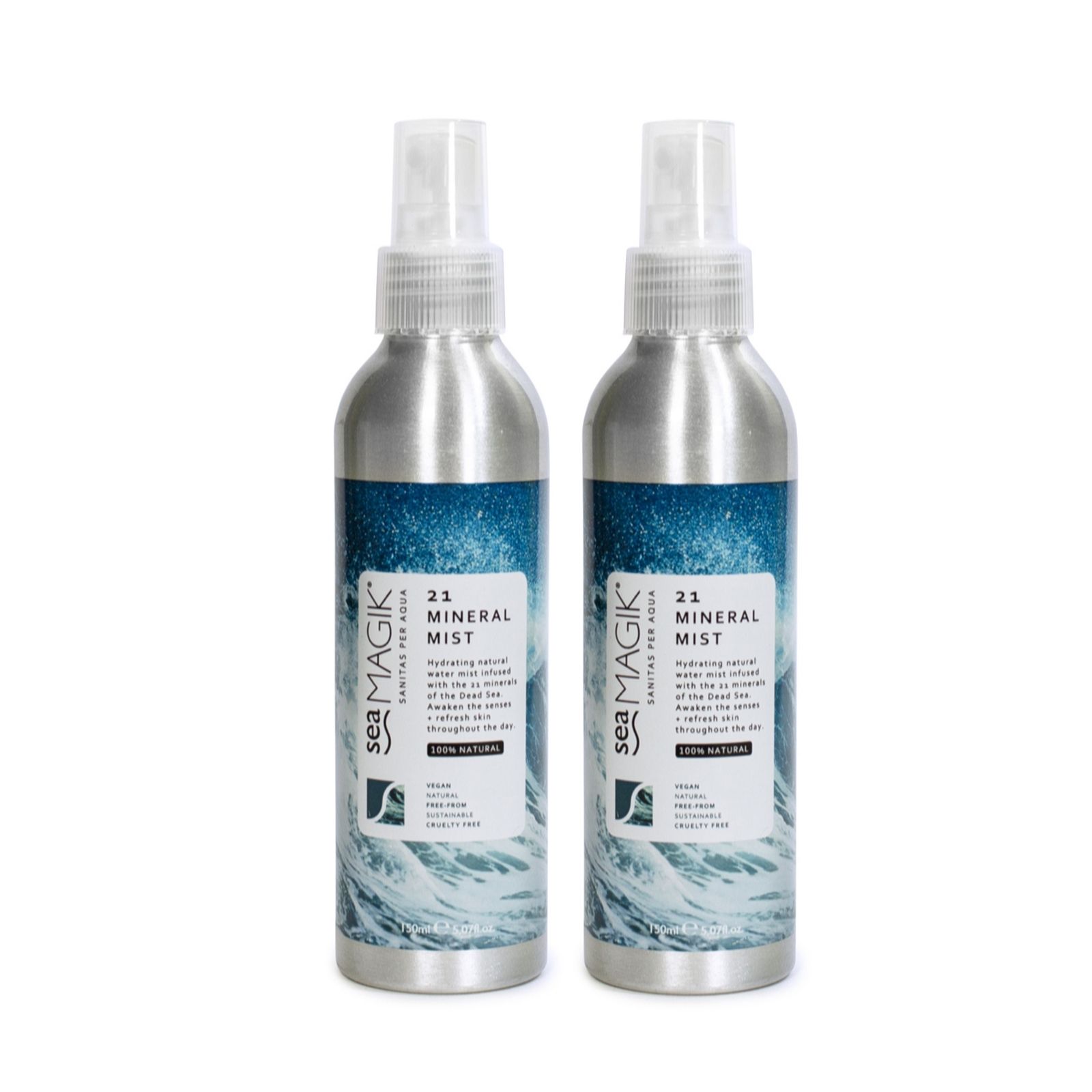 Sea Magik 21 Mineral Hydrating Mist 150ml Duo - QVC UK