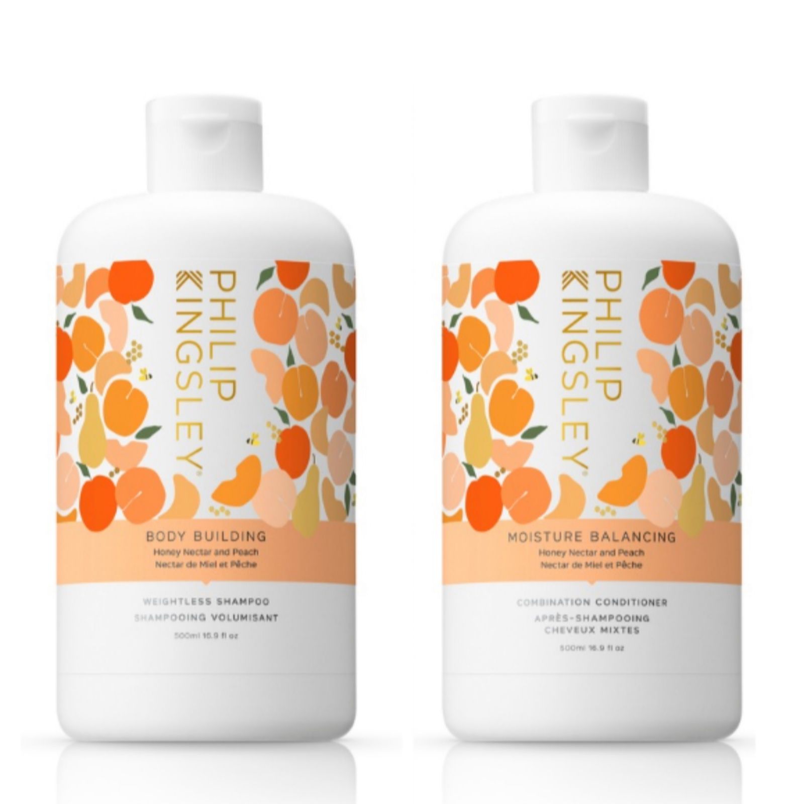 Philip Kingsley Honey Nectar & Peach Shampoo & Condtitioner 500ml Duo