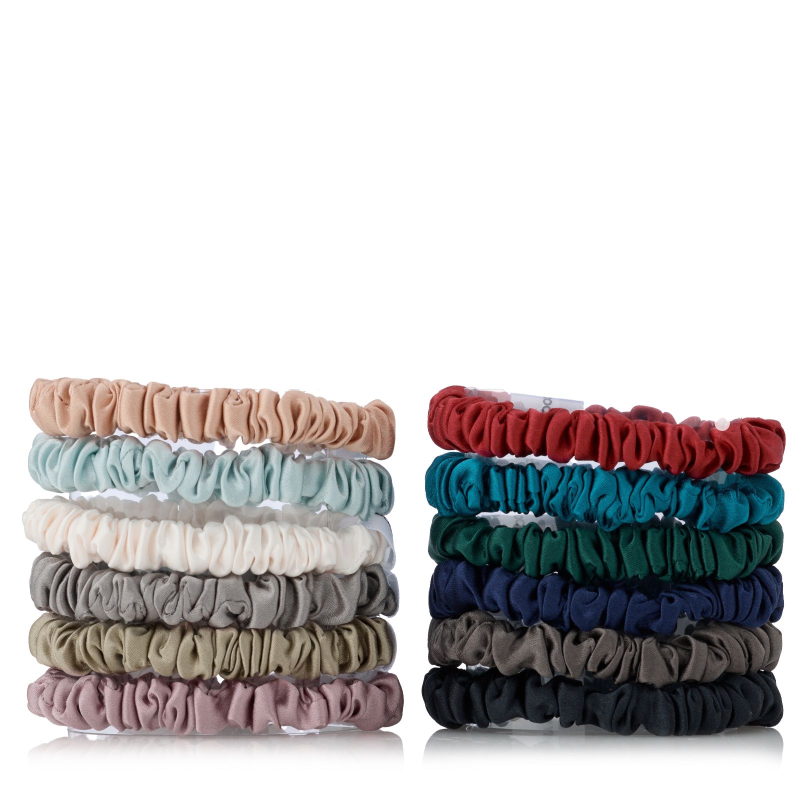 My Hair Doctor 100% Silk Scrunchies 6 Pack x 2