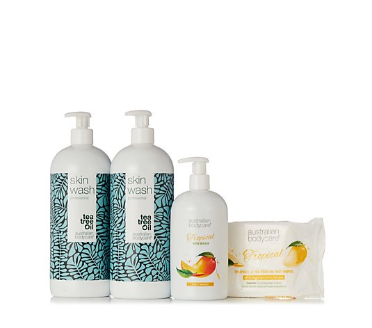 Australian Bodycare 4 Piece Skinwash & Wipes Heroes Collection