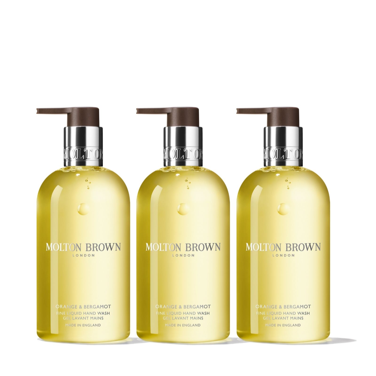 Molton Brown Orange & Bergamot Hand Wash Trio