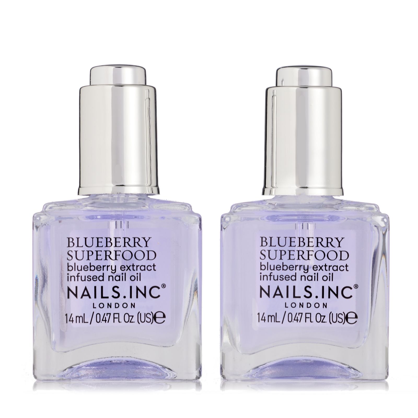 Nails Inc Blueberry Nail Oil Superfood Duo