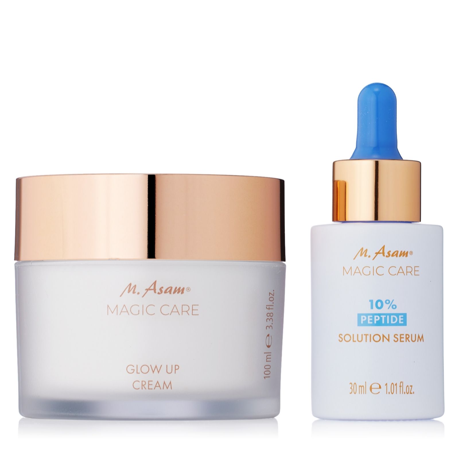 M. Asam Magic Care 10% Peptide Solution Serum 30ml & Glow Up Cream 100ml