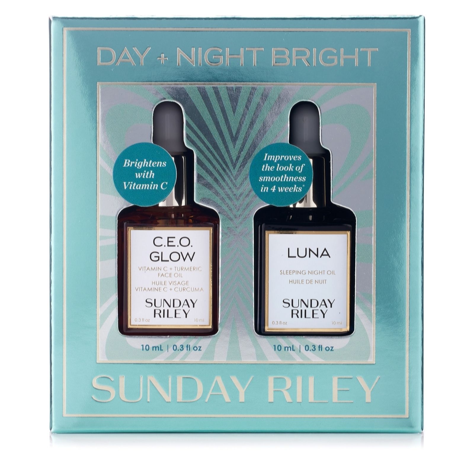 Sunday Riley 2 Piece Day + Night Bright Gift Set