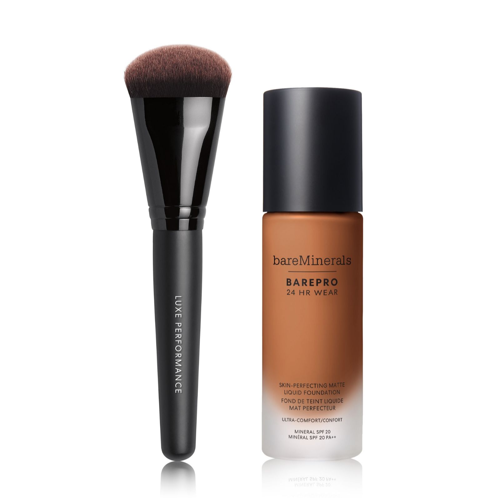 bareMinerals Barepro 24hr Matte Comfort Liquid Foundation SPF20 & Brush