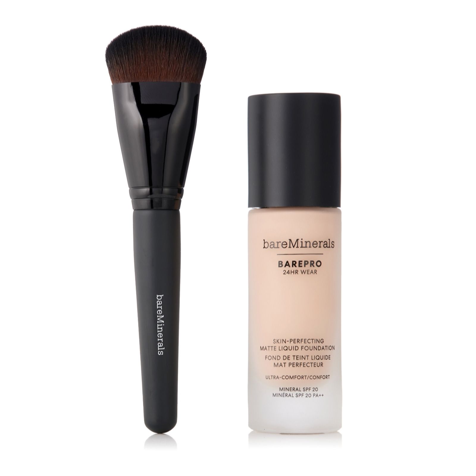 bareMinerals Barepro 24hr Matte Comfort Liquid Foundation SPF20 & Brush