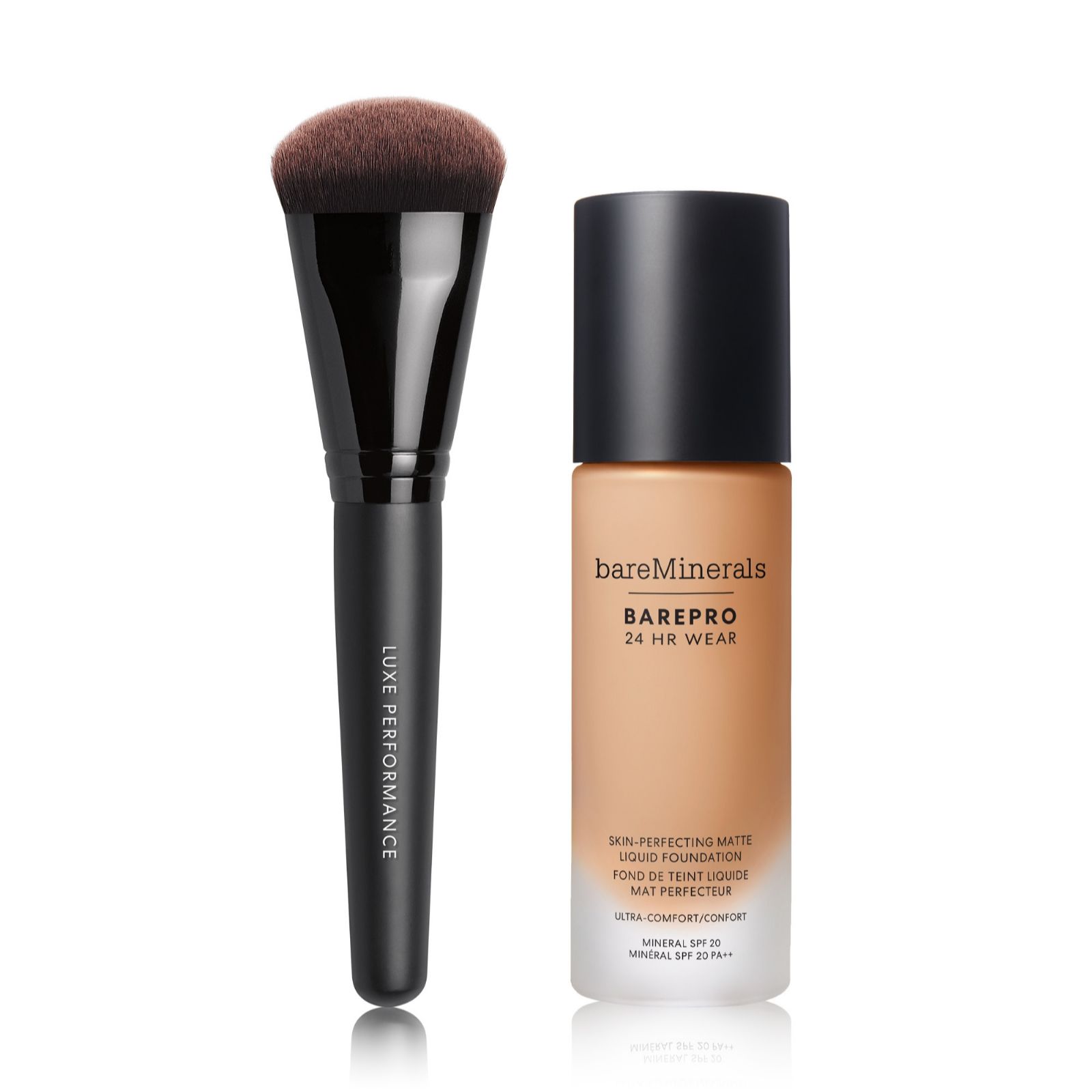 bareMinerals Barepro 24hr Matte Comfort Liquid Foundation SPF20 & Brush