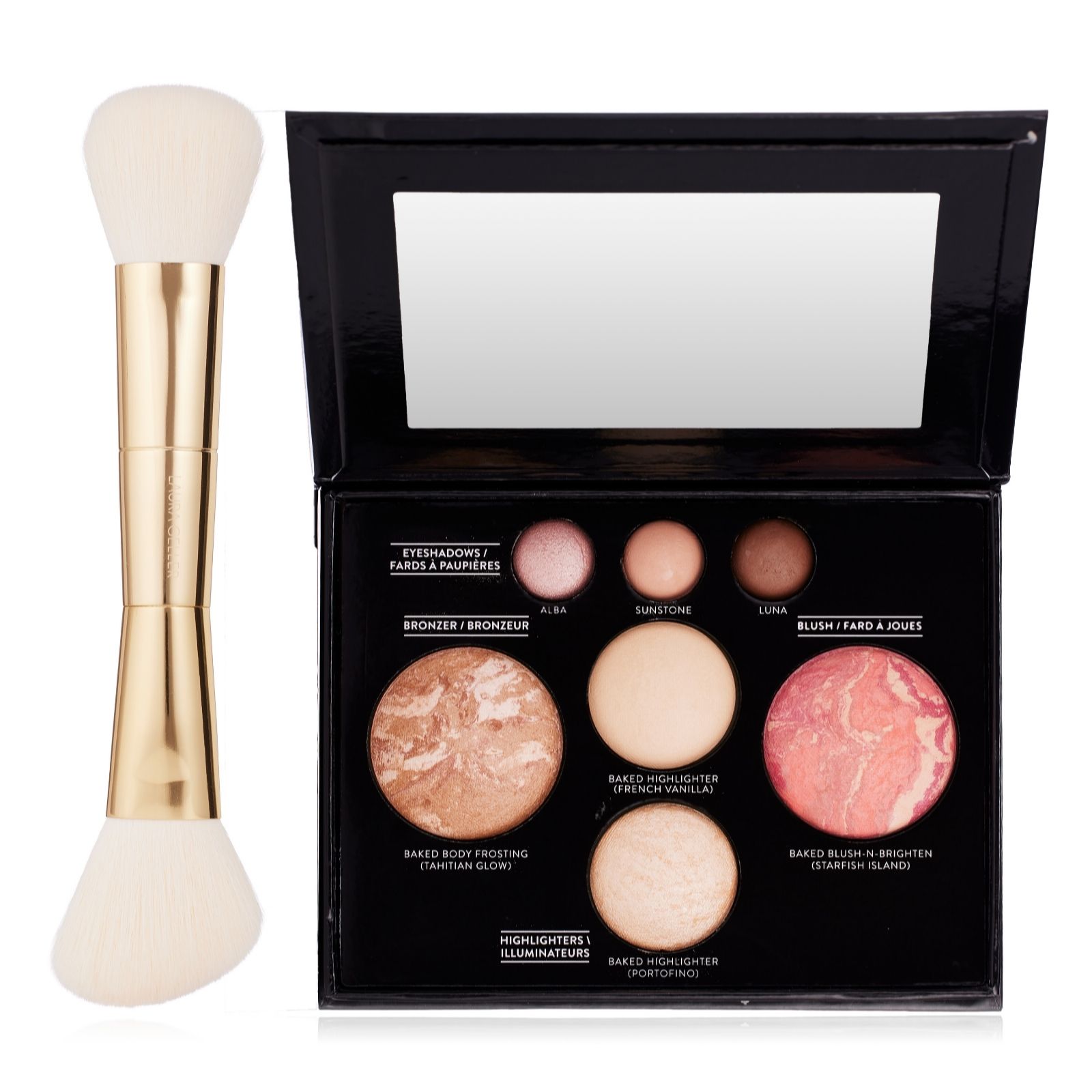 Laura Geller Best of Baked Palette With Double Ended Brush