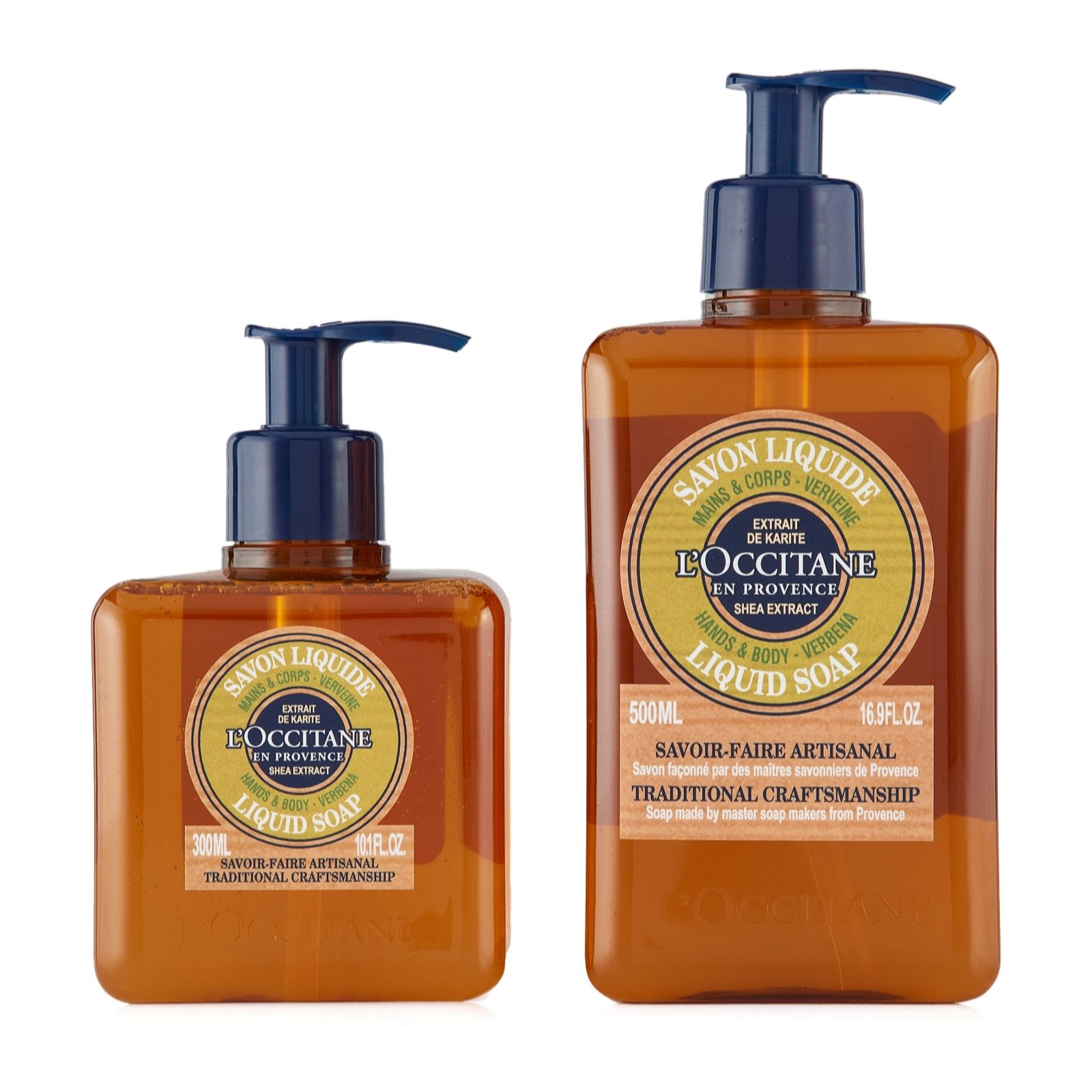 L'Occitane Verbena Home & Away 4 Piece Liquid Soap Collection