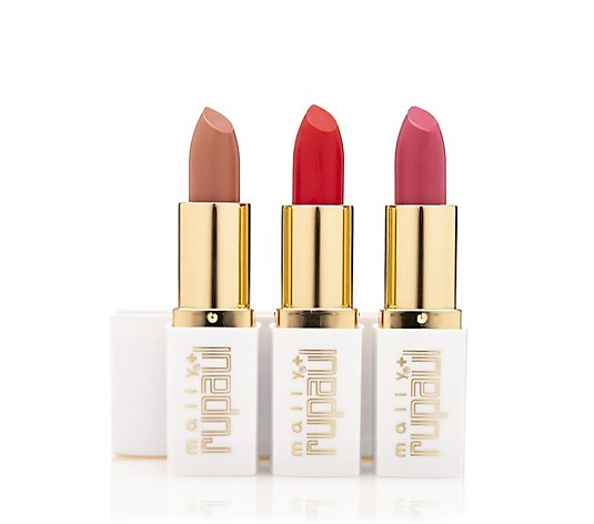 Mally x RuPaul Lipstick for Your Life Trio