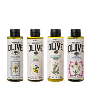 Korres Pure Greek Olive Oil Hydrating 4pc Shower Gel Collection - 244574