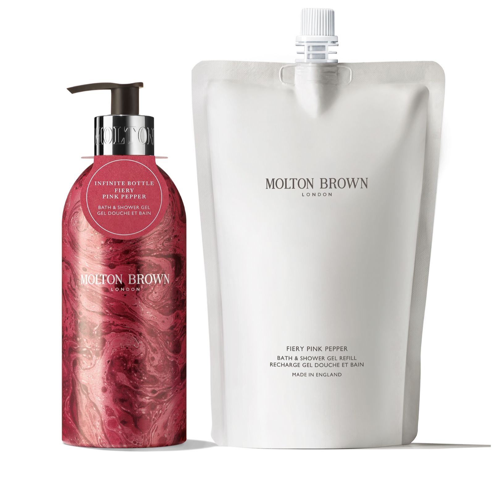 Molton Brown Infinite Bottle 400ml & Refill Duo