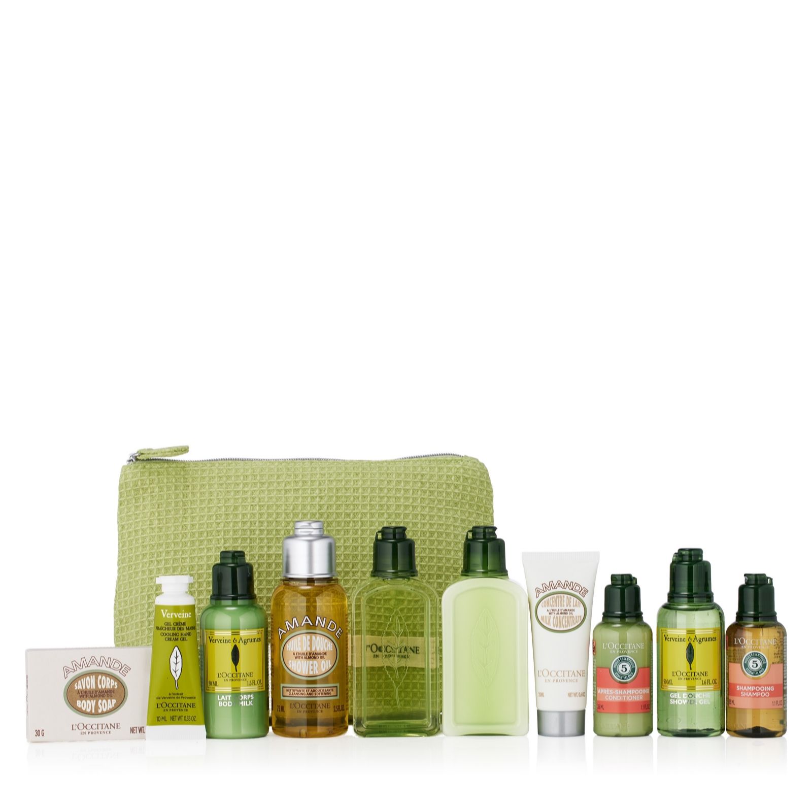 L'Occitane 10 Piece Summer Discovery Collection w/Pouch