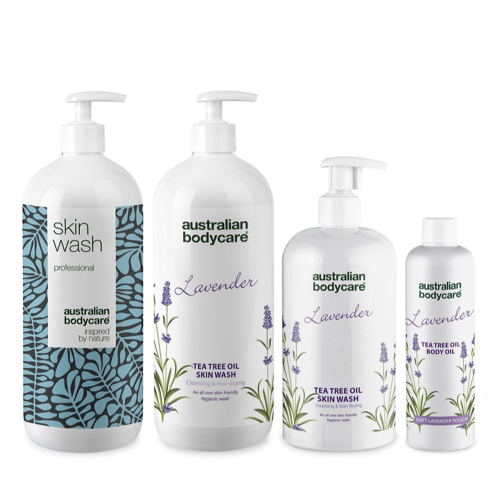 Australian Bodycare 4 Piece Summer Skin Wash & Body Oil Set