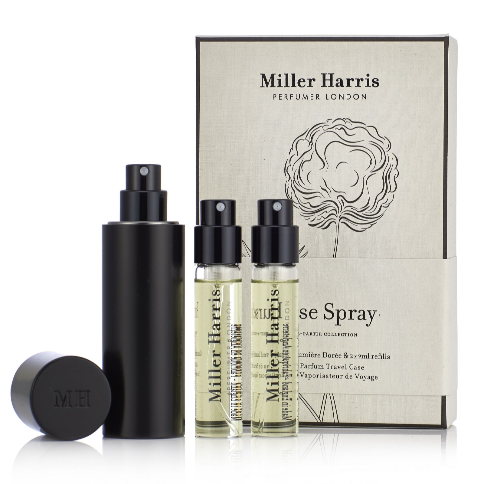 Miller Harris 3 Piece Parfum Spray Collection 9ml - QVC UK