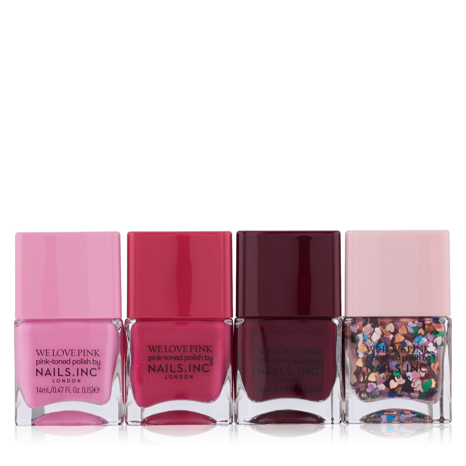 Nails Inc We Love Pink 4 Piece Set
