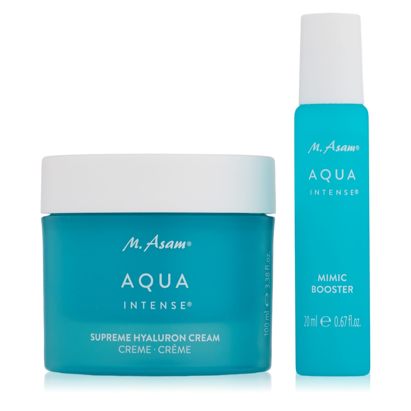 M. Asam Aqua Intense Mimic Booster 20ml + Supreme Hyaluron Cream 100ml