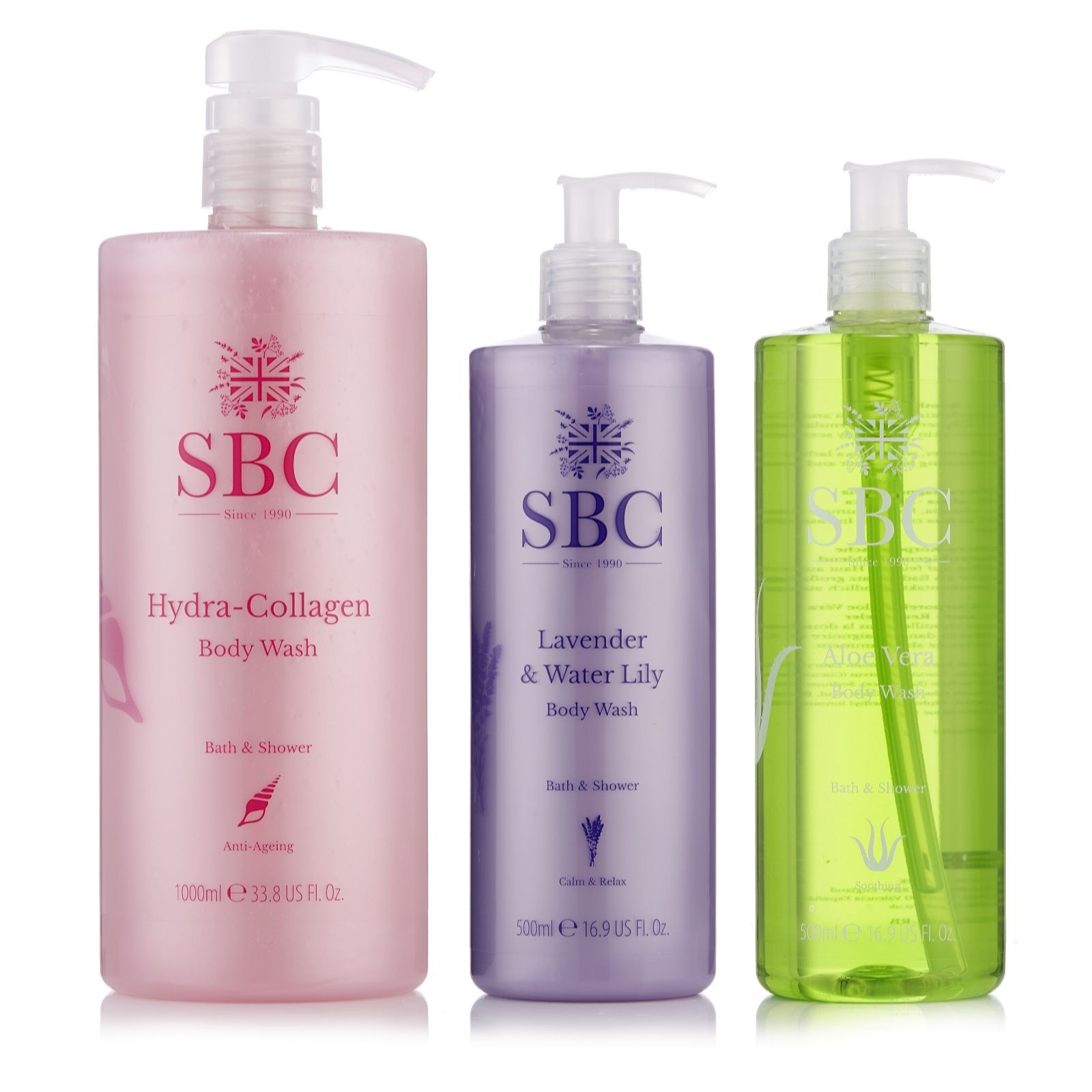 SBC 3 Piece Bath & Shower Collection QVC UK