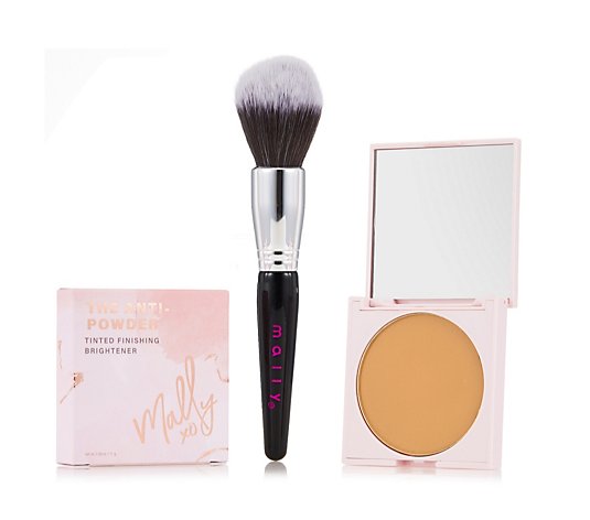 Mally Invisible Brightening Anti-Powder With Brush